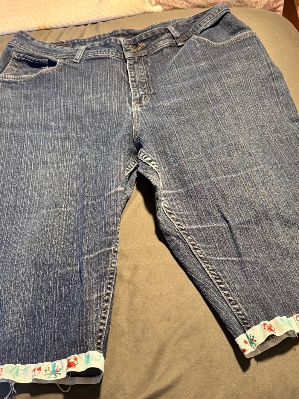 Upcycled Lee Riders Jeans